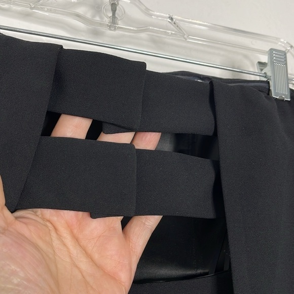 Jay Godfrey Black Viola Open Back Strapless Stretch Mini Party Dress 2 - Picture 5 of 8